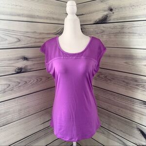 Energy Zone Purple Mesh Athletic Top Size Small